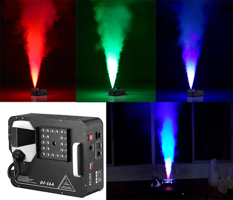Máquina de niebla LED DMX, 1500W, máquina de humo Pyro Vertical, 24x9W, profesional, para equipo de escenario ► Foto 1/6