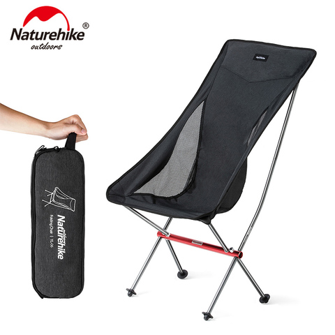 Naturehike-silla portátil ultraligera para acampar, silla plegable de pesca al aire libre, de aleación de aluminio, para Picnic en la playa, NH18Y060-Z ► Foto 1/6