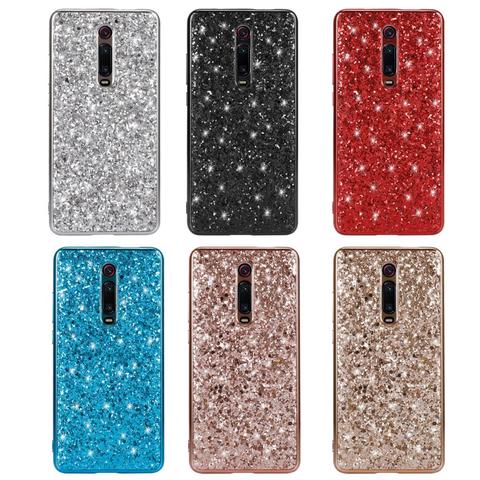 Funda rígida de lujo para Xiaomi Mi 9T Pro, funda protectora trasera delgada con purpurina brillante para xiaomi mi 9t mi9t ► Foto 1/5