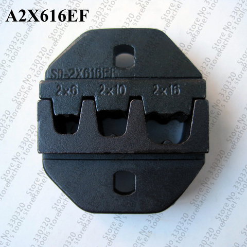 A2X616EF prensa mandíbula doble casquillos de cable terminales prensa morir conjunto ► Foto 1/1