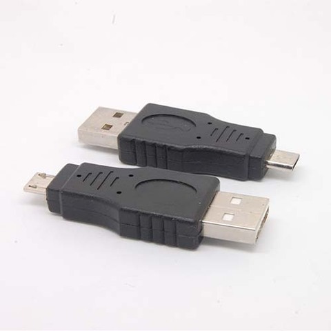 Adaptador convertidor Pro USB 2,0 A macho A Micro macho para teléfono móvil, alta calidad, nuevo ► Foto 1/3