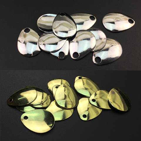 Cuchillas de lentejuelas para coche, accesorios de pesca con cebo, lustres de ruido, pulido de precisión, color dorado, (30 uds) ► Foto 1/1