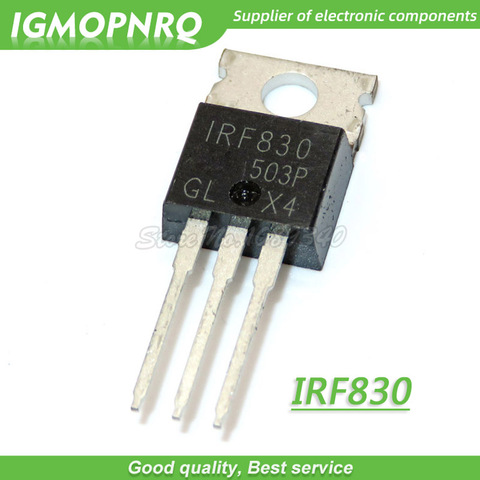 IRF830 IRF830PBF MOSFET n-chan, 500V, 4,5 Amp TO-220, original, 10 Uds. ► Foto 1/1