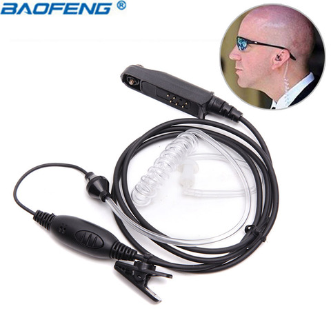 BAOFENG UV-9R más impermeable Covert aire acústica auricular tubo para BaoFeng UV-XR A-58 UV-9RPlus GT-3WP 2 vías Walkie Talkie ► Foto 1/6