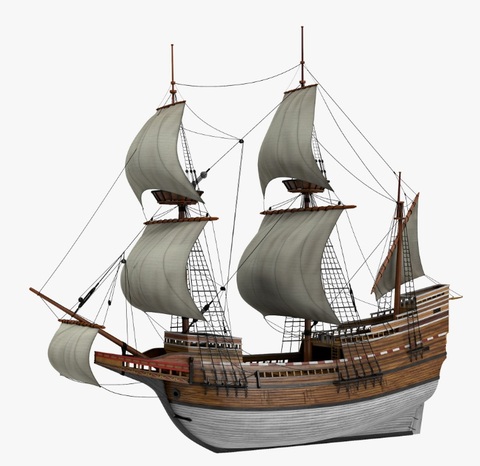 NIDALE-modelo a escala 1/96, juego de modelo clásico de barco de madera, flor de Mayo 1620, barco de vela de madera SC ► Foto 1/6