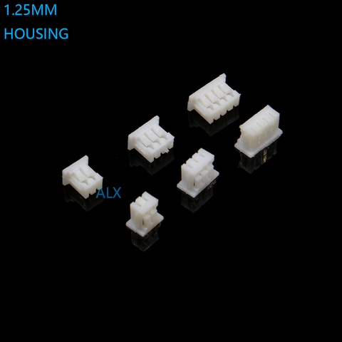 Conector JST1.25 de carcasa de plástico, conector hembra de 1,25 MM, 2P/3P/4P/5P/6P/7P/8P/9P/10P/11, 50 Uds. P/12P para la placa PCB jst ► Foto 1/3