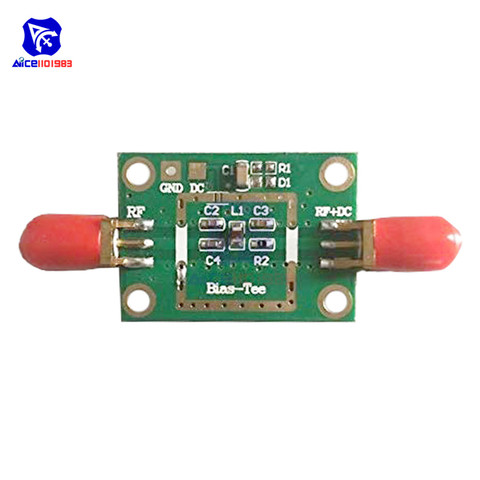 T de polarización amplia frecuencia de banda de 10MHz a 6GHz RC DF bloques para Radio RTL SDR LNA amplificador de bajo ruido ► Foto 1/1