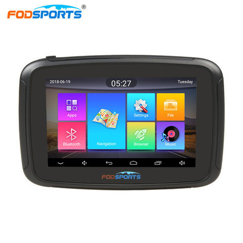 Fodsports de navegación RAM 1G ROM 16G Android 6,0 IPX7 impermeable GPS Traker, WIFI, Bluetooth, navegador de coche gratis mapas ► Foto 1/6