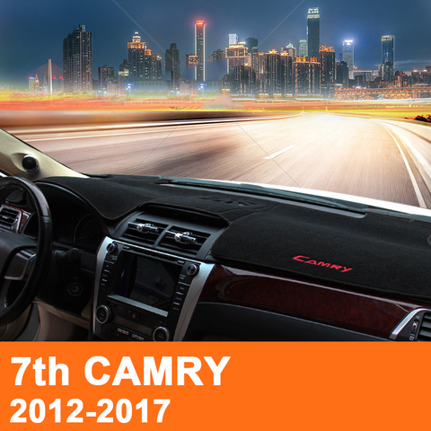 Para Toyota Camry 2012, 2013, 2014, 2015, 2016, 2017 LHD cubiertas de salpicadero de coche Mat sombra cojín de alfombras, Interior de ► Foto 1/4