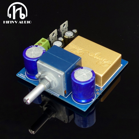 Amplificador hifi fuente de alimentación DC completa NE5532 kits de preamplificador con cubierta protección metal no incluido potenciómetro ► Foto 1/6