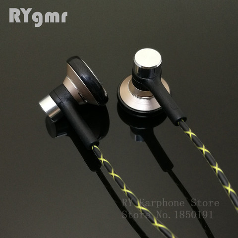 RY04 original en la oreja los auriculares de metal de 15mm música calidad de sonido de alta fidelidad auriculares (IE800 cable de estilo) 3,5mm estéreo auriculares ► Foto 1/6