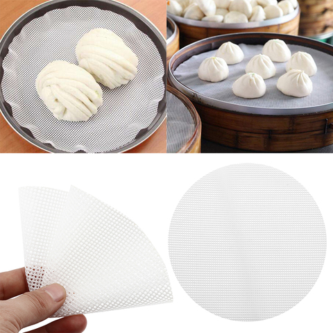 1Pc no-Stick tapete para vaporera Dim Sum herramienta de silicona de grado de alimentos cocina bajo vapor Mat accesorios de cocina respetuoso del medio ambiente de utensilios de cocina ► Foto 1/6