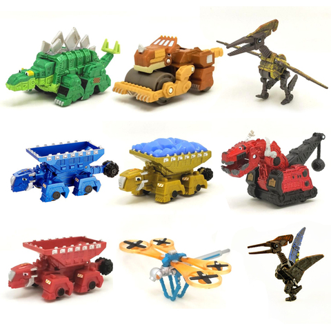 Dinostrux-Camión de dinosaurios extraíble, coche de juguete, Mini modelos, regalos para niños, modelos de dinosaurio de juguete ► Foto 1/6