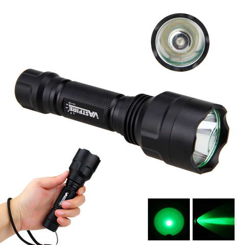 Linterna LED táctica Q5/T6 de 5000Lm, luz de caza verde/rojo/blanco, lámparas de 1 modo, sin batería, 18650 ► Foto 1/6