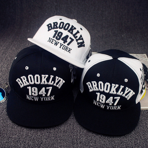 1947 de moda estilo de Brooklyn gorra de béisbol sombreros de buena calidad del casquillo del Snapback Nueva York Hip-hop ► Foto 1/4