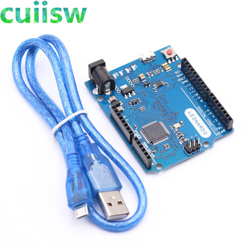 Placa de desarrollo con Cable USB para Arduino, microcontrolador Atmega32u4 Compatible con Arduino DIY, Kit de iniciación ► Foto 1/5