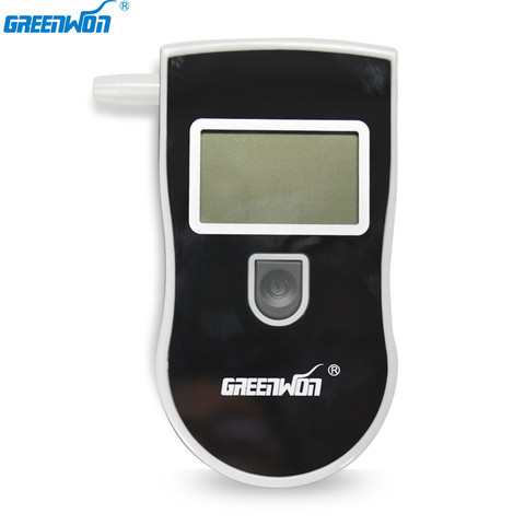 2017 nueva moda digital profesional LCD precisa alcoholímetro + 10 unids boquilla alcohol tester freeshipping ► Foto 1/6