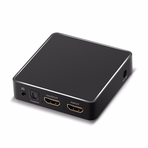 Extractor de Audio HDMI a HDMI con decodificador/Digital a SPDIF óptico/7.1CH 5,1-CH convertidor de Audio, soporte ARC ► Foto 1/1