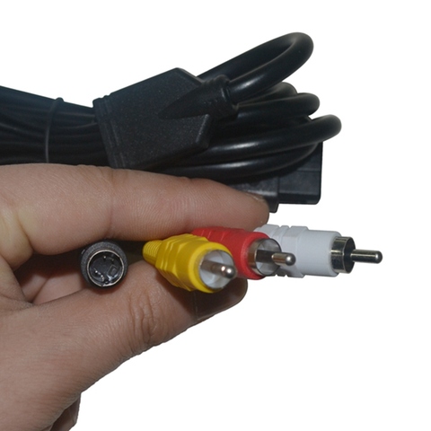 1.8 m TV s-video cable AV Super para Nintendo para GameCube para n GC para SNES para N64 ► Foto 1/6
