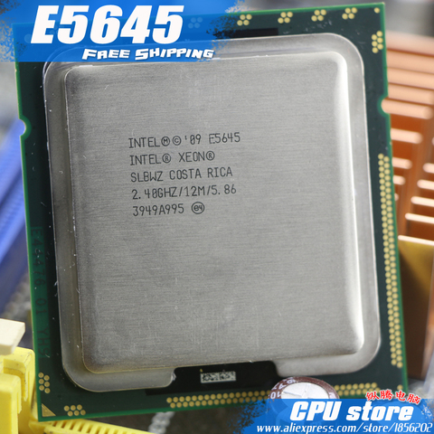 Procesador Intel Xeon E5645 CPU/2,4 GHz /LGA1366/12MB /L3 80W caché/Six-Core/ server CPU envío gratis, hay, vender CPU E5640 ► Foto 1/3