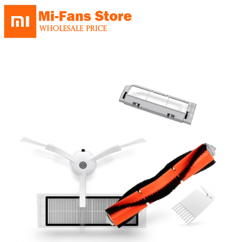 100% Original Xiaomi MI Robot Paquete de piezas de vacío cepillo lateral X2PC filtro HEPA X2PC, cepillo principal X1PC, herramienta de limpieza X1PC ► Foto 1/6