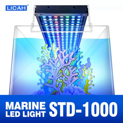 LICAH agua salada acuario luz LED STD-1000 Shpping libre ► Foto 1/2