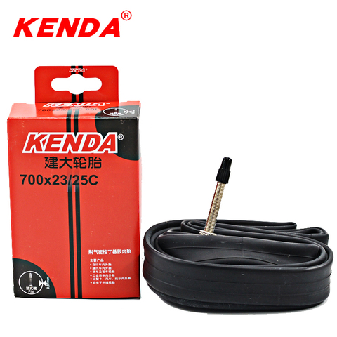 KENDA-Cámara de tubo interno para bicicleta de carretera, cámara de 700 X 23C-25C Schrader Presta, 700g, 125g ► Foto 1/6
