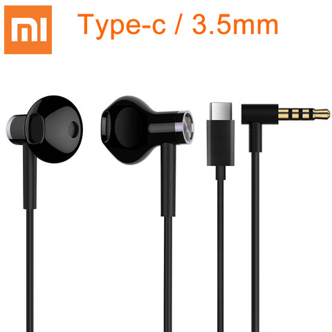 Xiaomi-auriculares Hybrid DC tipo C con conector de 3,5mm, micrófono MEMS con Control por cable USB, con controlador Dual, BRE02JY ► Foto 1/6