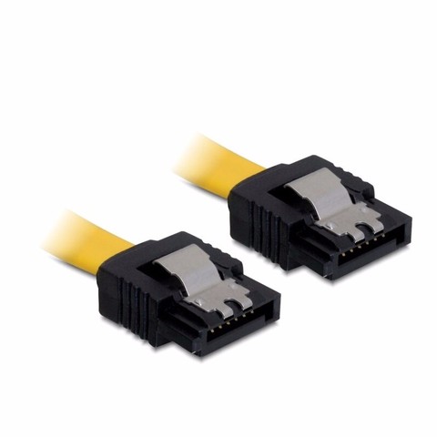5 unids/lote 10CM 6 Gb/s SATA3 Serial ATA cable de datos con pestillo para PC Laptop SATA 3,0 SATAIII 6Gbps disco duro, SSD ► Foto 1/1