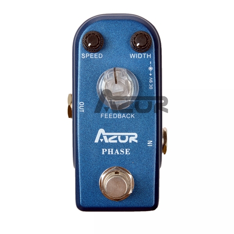 AP-301 fase Mini Guitarra, guitarra Pedal efecto de aleación de aluminio de Bypass verdadero efecto accesorios de guitarra Azor fase Pedal puro analógico ► Foto 1/1