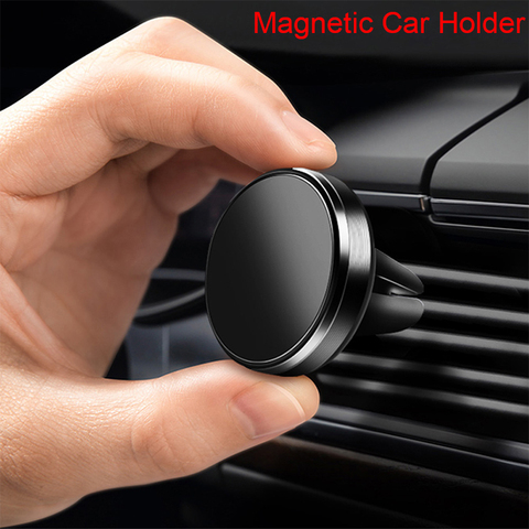 Soporte magnético de teléfono móvil para coche, Mini soporte de teléfono para navegación GPS para iPhone 11 Pro Max ► Foto 1/6