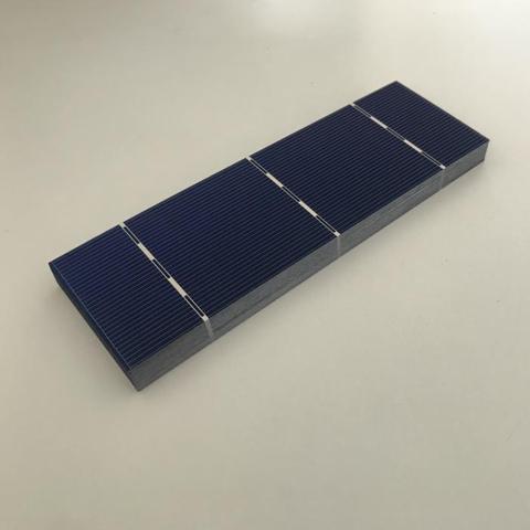 Allmezores-célula solar monocristalina, módulo de panel solar de 12V, diy, 40 Uds., 156x52mm, 0,5 V, 1,6 W/Uds. ► Foto 1/6