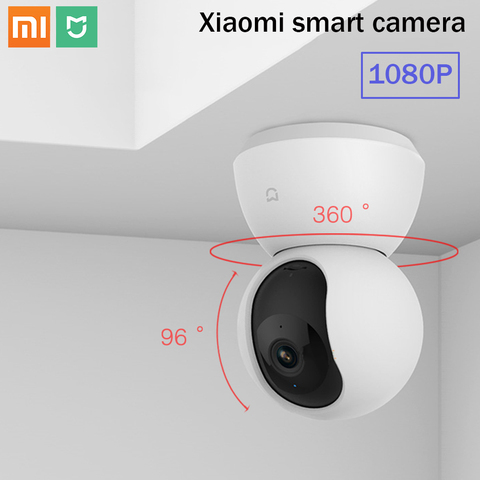 2022 nueva cámara inteligente Xiaomi Mijia Original versión PTZ 1080P visión nocturna Webcam 360 ángulo videocámara WiFi inalámbrico mudo ► Foto 1/6