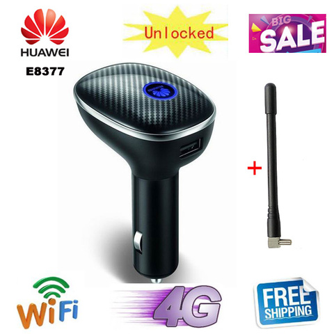 Huawei-router 4g libre para coche, enrutador con Wifi, para Huawei CarFi E8377 404HW LTE Hotspot 4G LTE Cat5 12V, enrutador fdd, todas las bandas pk e8278 e8372 ► Foto 1/6