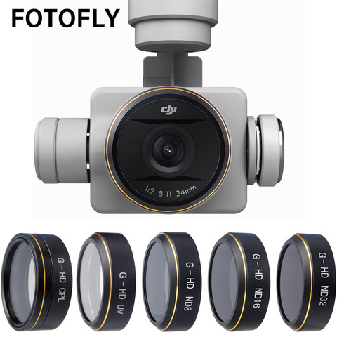 FOTOFLY-Filtro para Dron ND 4 8 16 32 CPL UV, conjunto de filtros para DJI Phantom 4 Advanced cardán, accesorio de cámara, para Phantom 4 Pro v2.0 ► Foto 1/6
