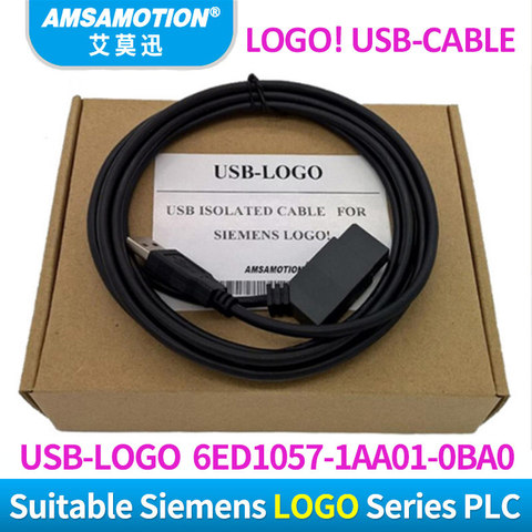 ¡USB-LOGO aislado para el logotipo de la serie del logotipo de Siemens PLC de programación del cable! USB-Cable RS232 Cable logotipo PC-CABLE PC-6ED1057-1AA01-0BA0 ► Foto 1/6