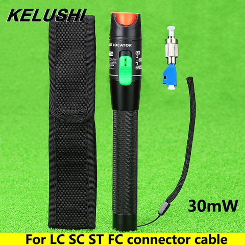 Kelushi 2016 Localizador Visual 30 MW detector FC macho a hembra adaptador LC/SC/ST/ conector FC cable óptico Fibra probador ► Foto 1/6