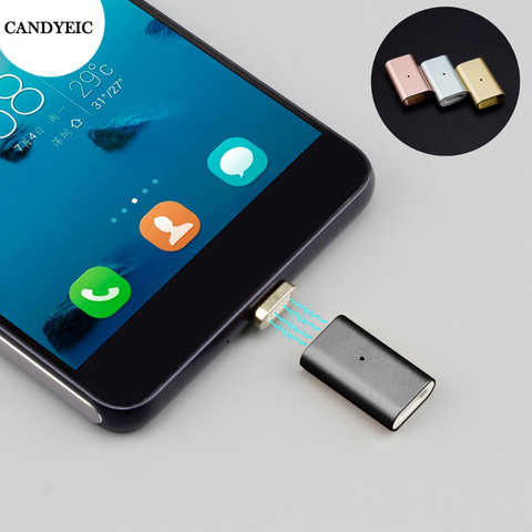 CANDYEIC adaptador magnético Micro USB para cargador Samsung, cargador magnético para Android LG Lenovo Xiaomi accesorios para teléfono móvil ► Foto 1/6