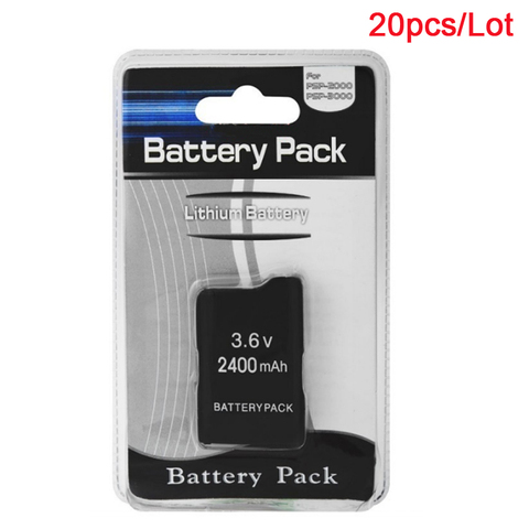 20 unids/lote 3,6 V Paquete de batería para Sony PSP2000 PSP3000 Gamepad inalámbrico PSP 2000 PSP 3000 baterías recargables al por mayor ► Foto 1/6
