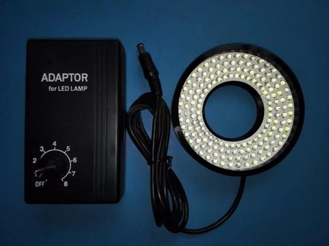 110 V-240 V 160 LED lámpara microscopio fuente de luz 40mm diámetro interior anillo luz iluminador para Cámara Industrial CCD ► Foto 1/1