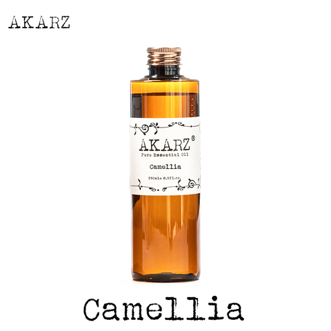 AKARZ-aceite de semillas de Camelia, Aromaterapia natural de la piel de alta capacidad para masaje de Cuidado, spa, aceite esencial ► Foto 1/6