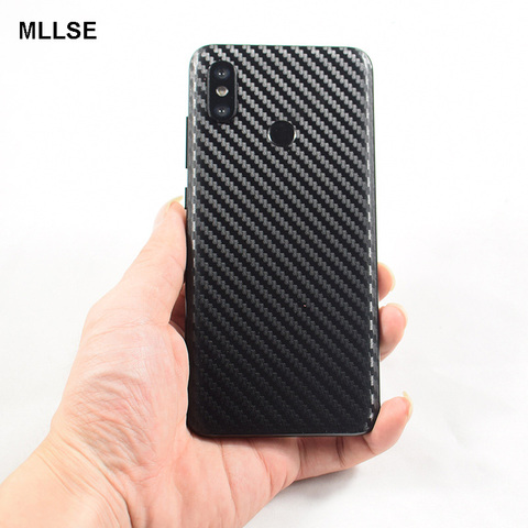 3D de fibra de carbono piel película protectora de la piel del teléfono pasta pegatina para Xiaomi Mi9/Mi8 SE/Mi6X /mezcla de 2 S/MIX3/Redmi Note 5 Pro ► Foto 1/6