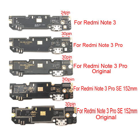 Carga de energía para Xiaomi Redmi nota 3 Note3 Pro conector de base USB puerto de carga Flex placa de la cinta para Redmi nota 3 Pro SE 152mm ► Foto 1/3