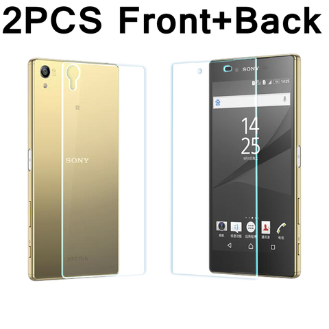 2 piezas frontal + trasero 9H Premium funda de vidrio templado para Sony Xperia Z Z1 Z3 Z4 Z5 Compact M4 Aqua película protectora de pantalla Dual ► Foto 1/6