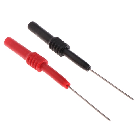 Cables de prueba Pin L95mm puntas de sonda de prueba flexibles conector de 1mm aguja multímetro #0616 ► Foto 1/4