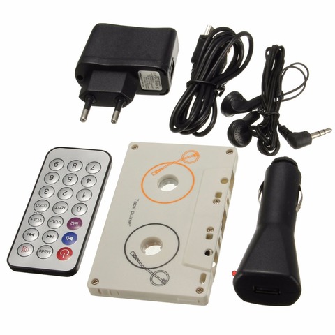 2022 portátil Vintage coche Cassette SD MMC MP3 reproductor de cinta Kit de adaptador con Control remoto de Audio estéreo reproductor de Cassette ► Foto 1/4