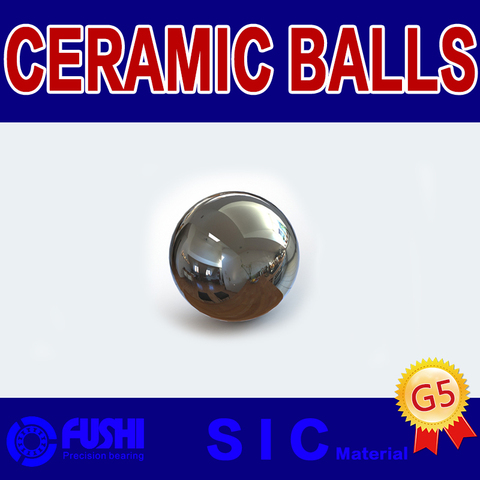 SIC bolas de cerámica 1.588, 2.381 3 3.175 3.969 4 4.763 5 5.953 6 ( 10 PC) de carburo de silicio G5 de bolas de precisión ► Foto 1/4