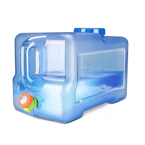 Tanque de agua dulce portátil para exteriores, cubo con accesorios, autocaravana, barco, autocaravana ► Foto 1/6