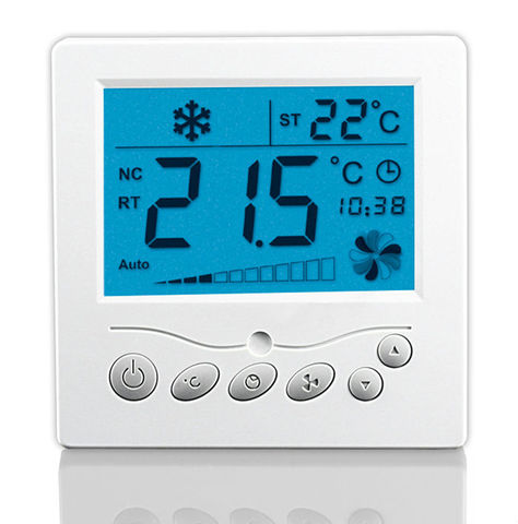 Termostato de calefacción/refrigeración AC220V, sistemas HVAC termostato usado puede controlar la válvula motorizada o el amortiguador de aire ► Foto 1/6