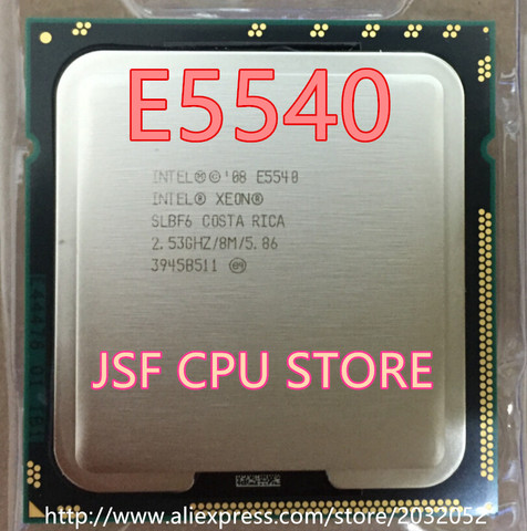 Original Intel Xeon E5540 procesador (2,53 GHz/LGA1366/8 MB/Quad-Core/FSB 1366 MHz) Server cpu (trabajo 100% envío gratuito) ► Foto 1/1